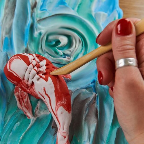 SENSORY ART Kreatív SZETT Terry Gilecki - Koi-halak 30*40 cm