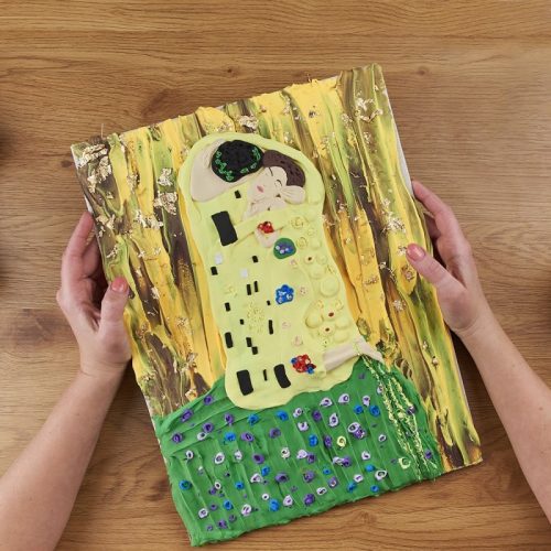 SENSORY ART Kreatív SZETT Gustav Klimt - A csók 30*40 cm