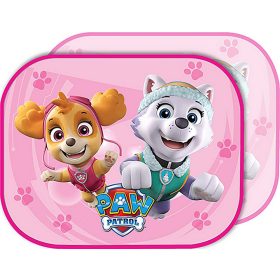 Autós napvédő oldalablakra Paw Patrol pink 2 db 44x35 cm
