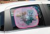 Autós napvédő oldalablakra Paw Patrol pink 2 db 44x35 cm