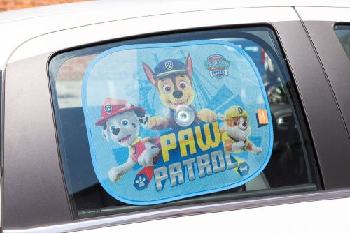 Autós napvédő oldalablakra Paw Patrol kék 2 db 44x35 cm