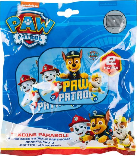 Autós napvédő oldalablakra Paw Patrol kék 2 db 44x35 cm