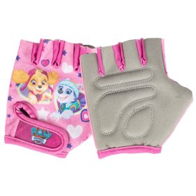 Gyerek biciklis kesztyű Paw Patrol rózsaszín