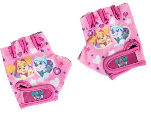 Gyerek biciklis kesztyű Paw Patrol rózsaszín