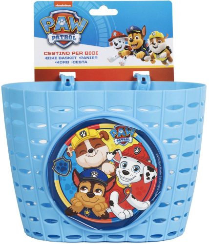 Gyerek biciklis kosár Paw Patrol kék