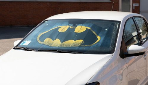 Autós napvédő Batman 130x70 cm