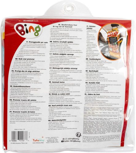 Autós ülésvédő rendezővel Bing