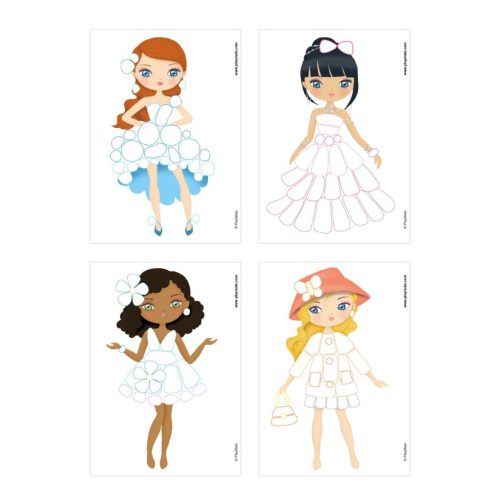 PlayMais Classic Szórakoztató játék - divatos ruhaszett-készítő