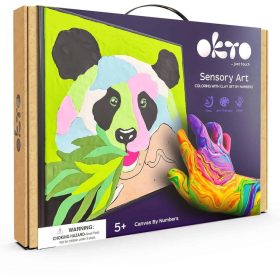 Okto Sensory Art Kids Gyurmázz számok szerint - Panda