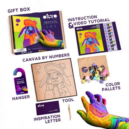 Okto Sensory Art Kids Gyurmázz számok szerint - Nyuszi