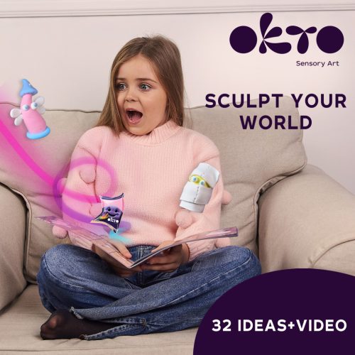 Levegőn száradó gyurma készlet gyerekeknek – 24 db (fehér és pasztell színek)