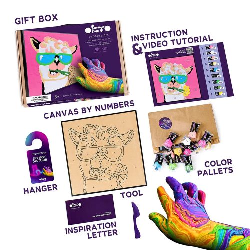 Okto Sensory Art Kids - Láma