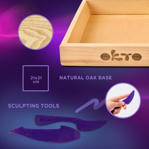 Wood&Craft kreatív készlet Little Worlds - Mommy troll