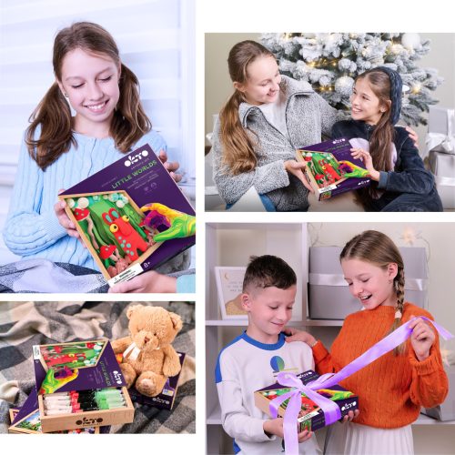 Wood&Craft kreatív készlet Little Worlds - Mommy troll