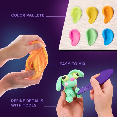 Wood&Craft kreatív készlet Little Worlds - Bunny Moon