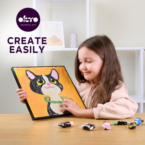 Okto Sensory Art Kids Gyurmázz számok szerint - Cica