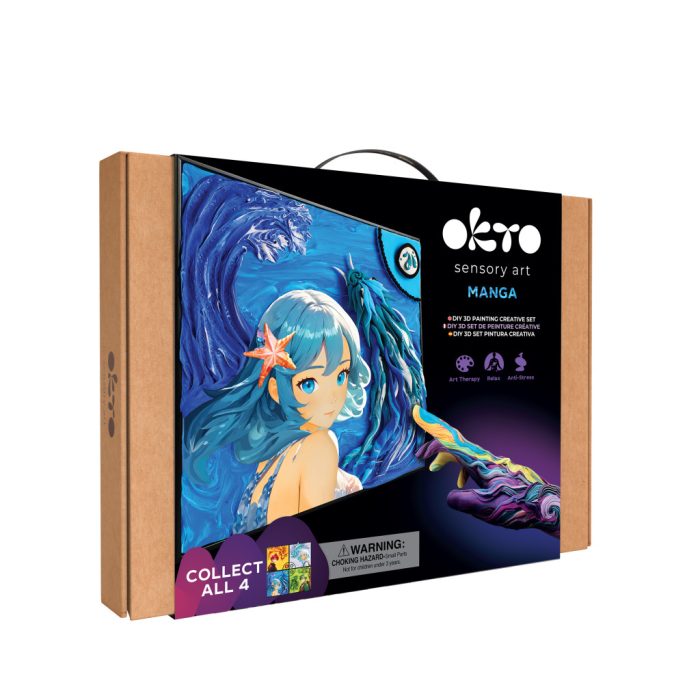 OKTO SENSORY ART Kreatív szett Manga - Víz