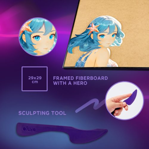 OKTO SENSORY ART Kreatív szett Manga - Víz