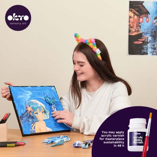 OKTO SENSORY ART Kreatív szett Manga - Víz