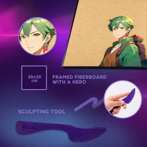 OKTO SENSORY ART Kreatív szett Manga - Föld