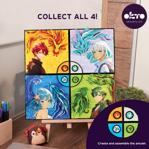 OKTO SENSORY ART Kreatív szett Manga - Föld