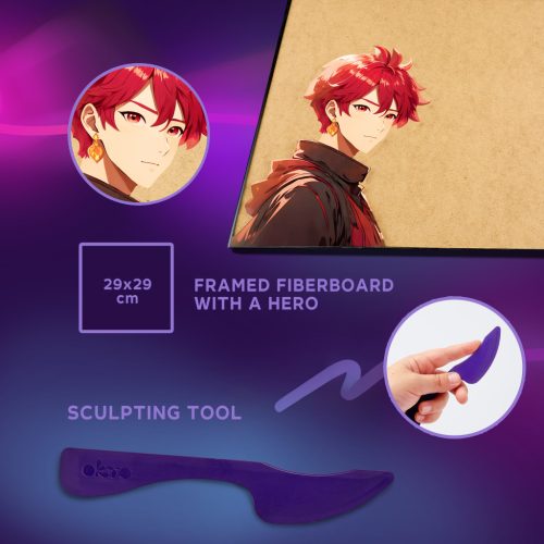 OKTO SENSORY ART Kreatív szett Manga - Tűz