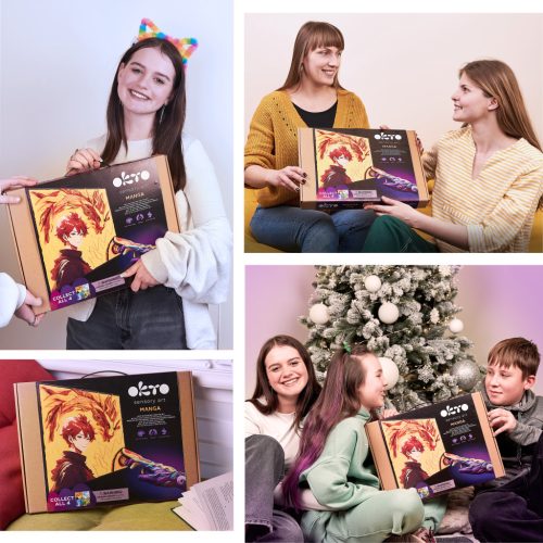 OKTO SENSORY ART Kreatív szett Manga - Tűz