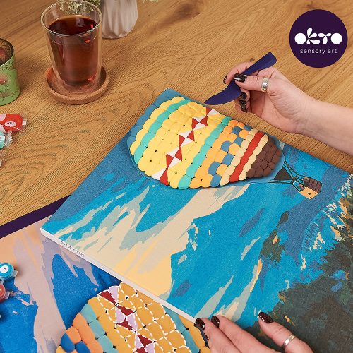 Sensory Art-Ideyka kreatív festményszett - Hőlégballonos repülés