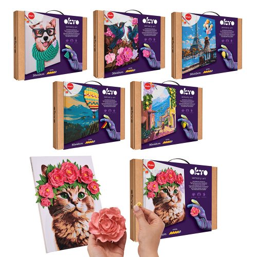 Sensory Art-Ideyka kreatív festményszett - Hőlégballonos repülés