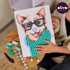 Sensory Art-Ideyka kreatív festményszett - Divatos corgi