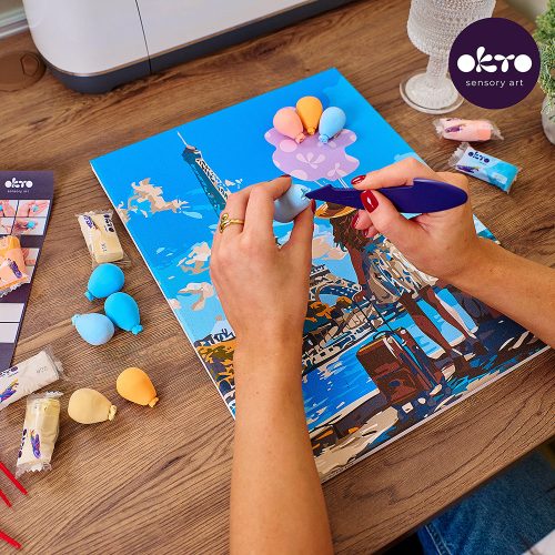 Sensory Art-Ideyka kreatív festményszett - Üdvözlet Párizsból