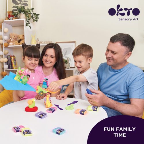 Levegőn száradó gyurma készlet gyerekeknek – 24 db 