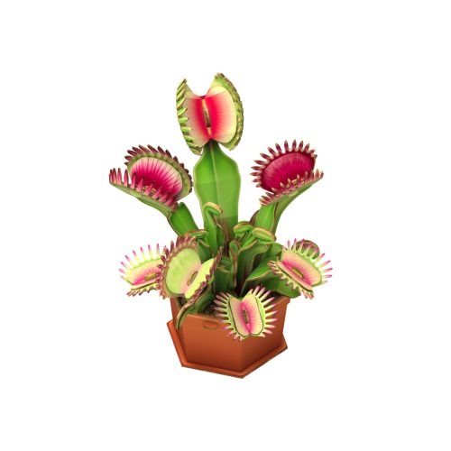 CubicFun 3D puzzle Botanical collection - Vénusz légycsapója (húsevő virág)