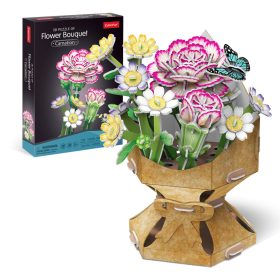CubicFun 3D puzzle Botanical collection - kis szegfűcsokor