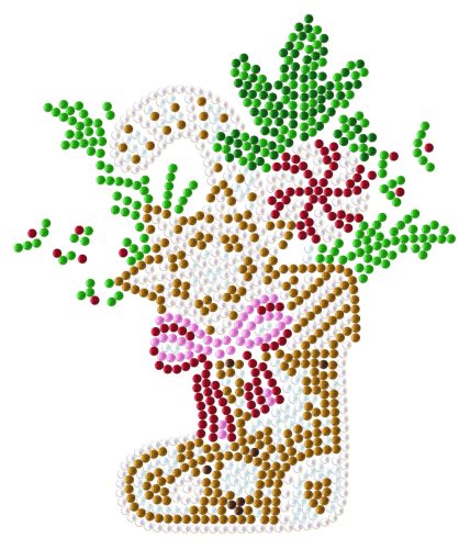 Diamond Dotz XMAS Mézeskalács zokni