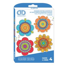   Diamond Dotz gyémántfestő poháralátét készítő - Hippy Brights