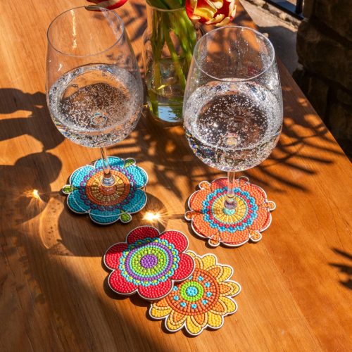 Diamond Dotz gyémántfestő poháralátét készítő - Hippy Brights