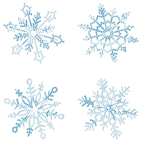 Diamond Dotz gyémántfestő poháralátét készítő - Snowflakes