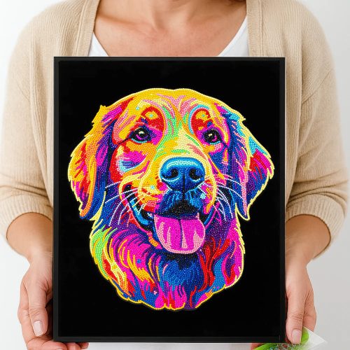 Diamond Dotz DD25 Neon Golden Retriever