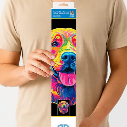 Diamond Dotz DD25 Neon Golden Retriever