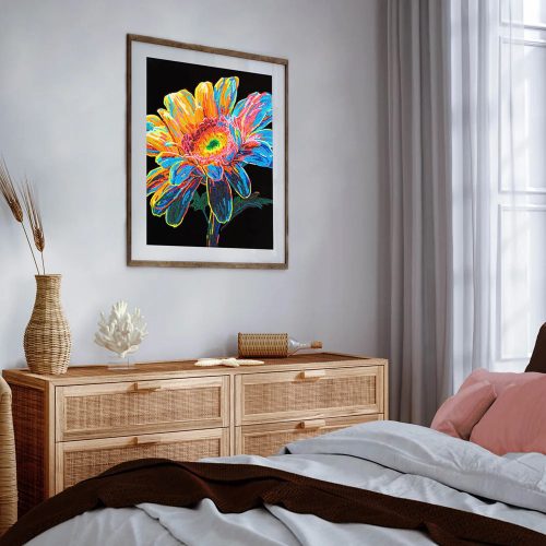 Diamond Dotz DD25 Neon Gerbera