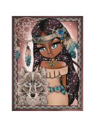 Diamond Dotz DD7  Indian Girl With Wolf