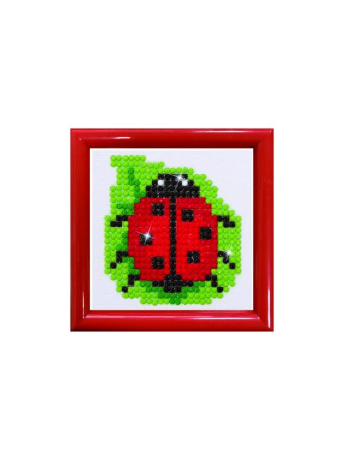 Diamond Dotz kicsi keretes szett Katica