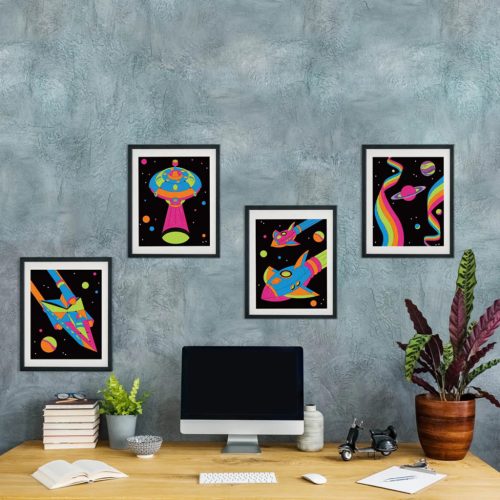 Diamond Dotz Flock Dotz Neon Űr