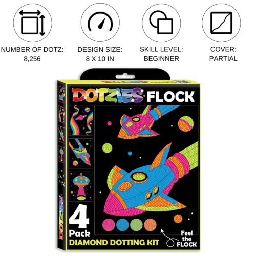 Diamond Dotz Flock Dotz Neon Űr