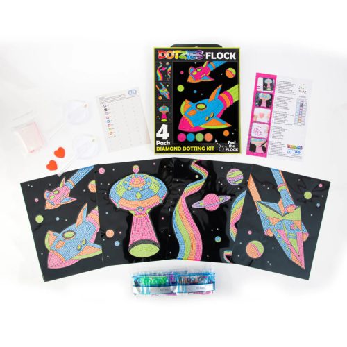 Diamond Dotz Flock Dotz Neon Űr