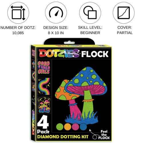 Diamond Dotz Flock Dotz Neon Pozitív hullámok