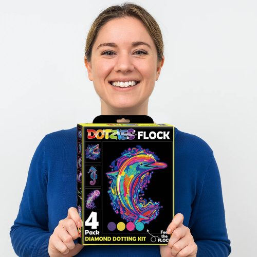 Diamond Dotz Flock Dotz Neon Tenger csodái