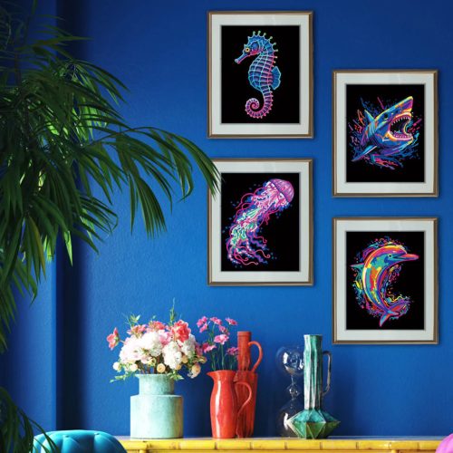 Diamond Dotz Flock Dotz Neon Tenger csodái