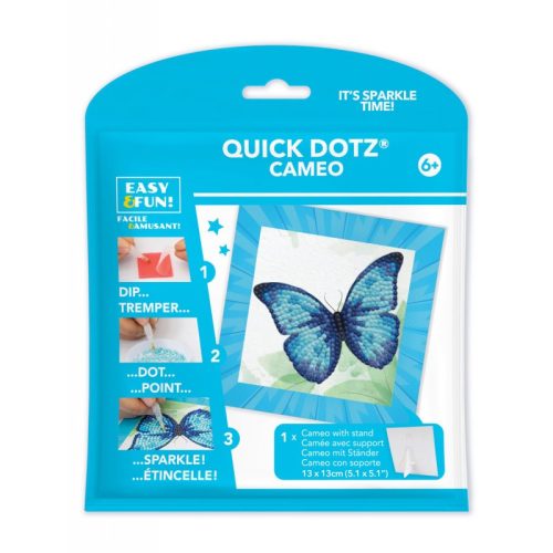 Diamond Dotz QuickDotz képkészítő Kék pillangó